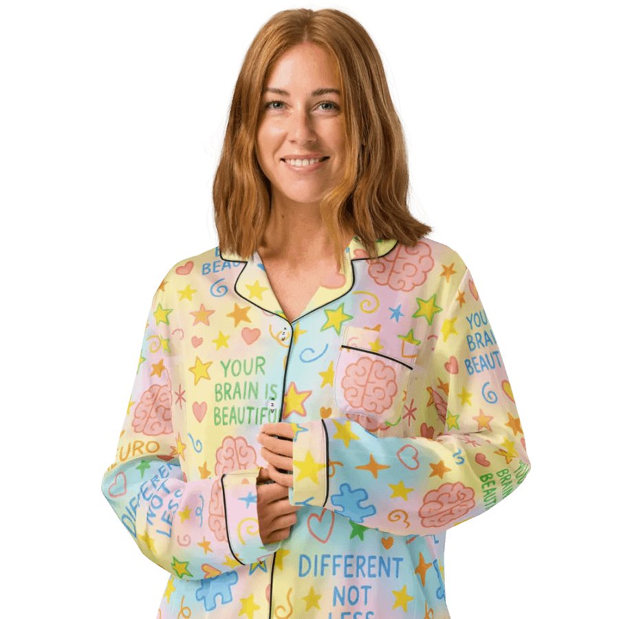 Neurodivergent Doodle Pyjama Top product image (3)