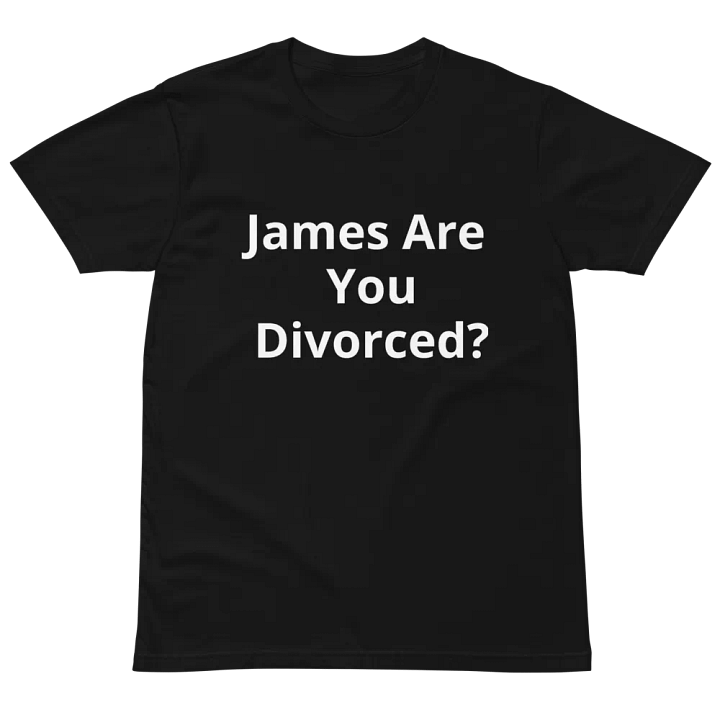 Pris-James Are You Divorced? AS Colour Unisex Premium T-Shirt product image (2)