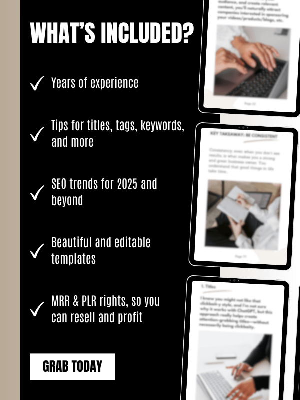 MRR/PLR In-Dept SEO eBook product image (4)