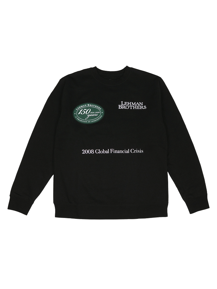 2008 Lehman Crewneck Sweatshirt-Black product image (1)