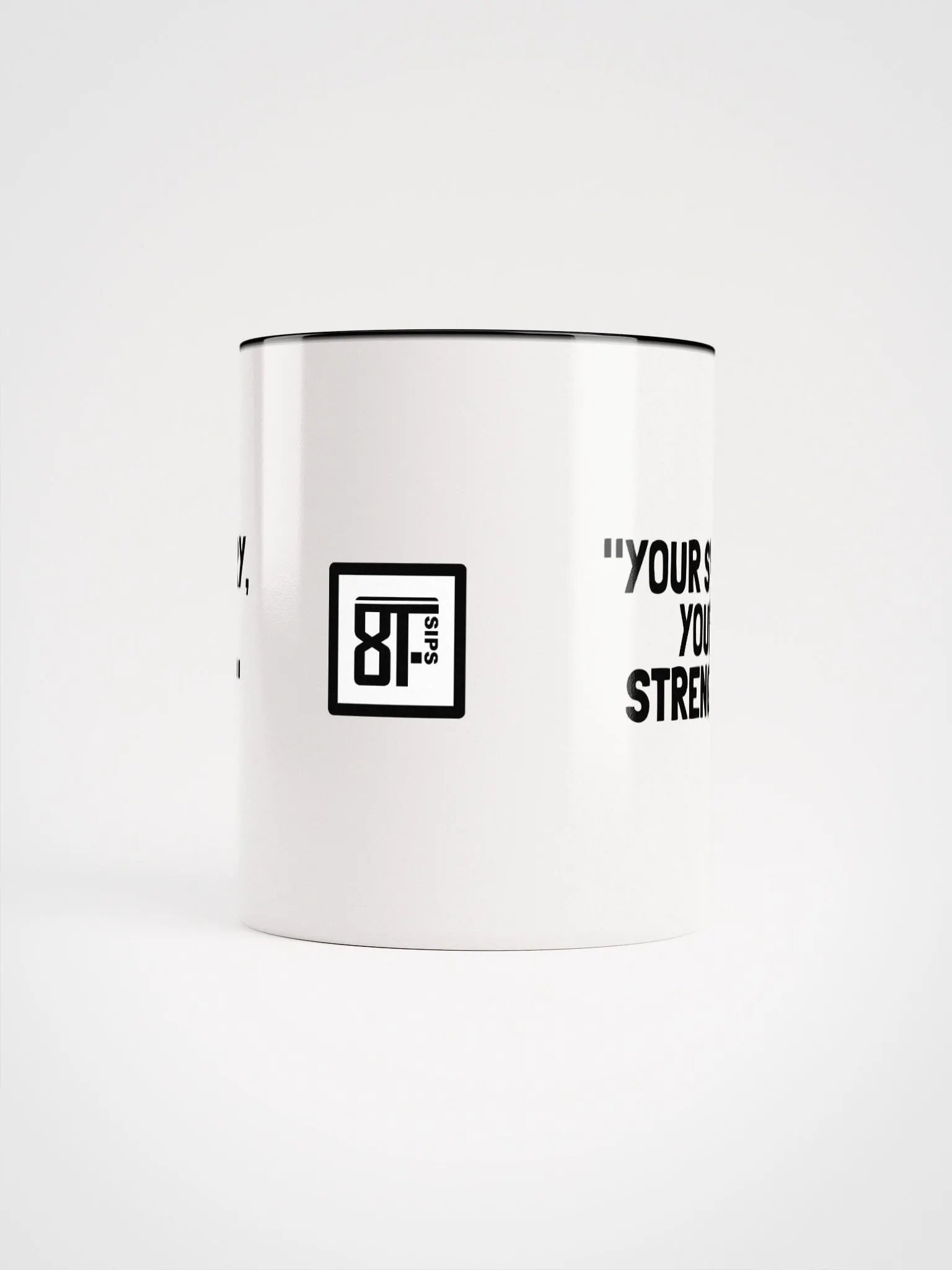 8T Sips Positive Vibes White Glossy Mug product image (66)