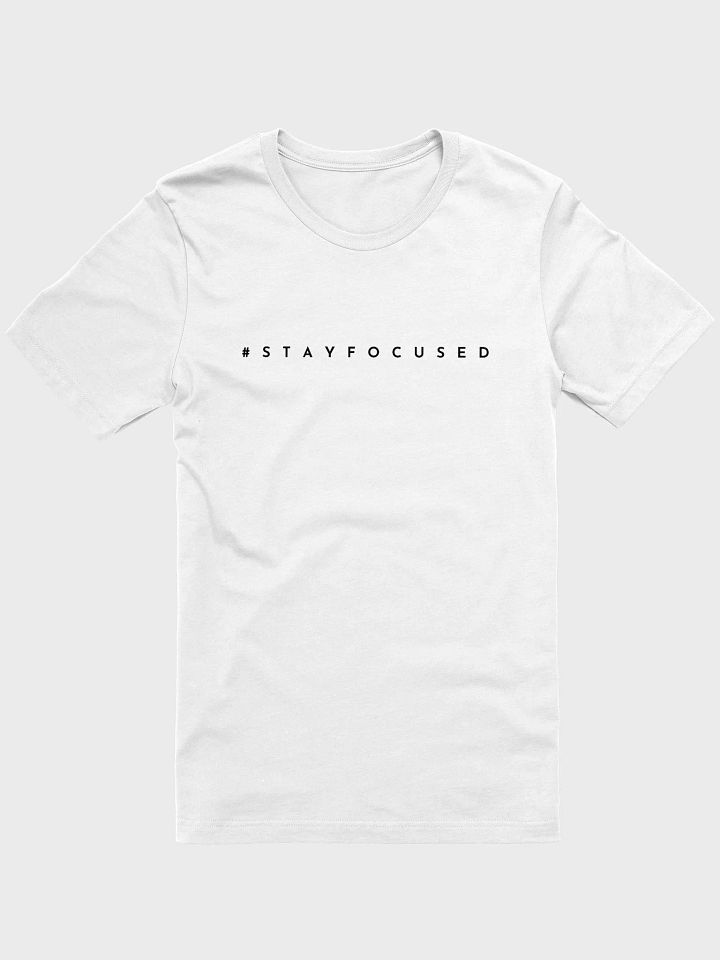 Stay Focused Tee - white product image (1)