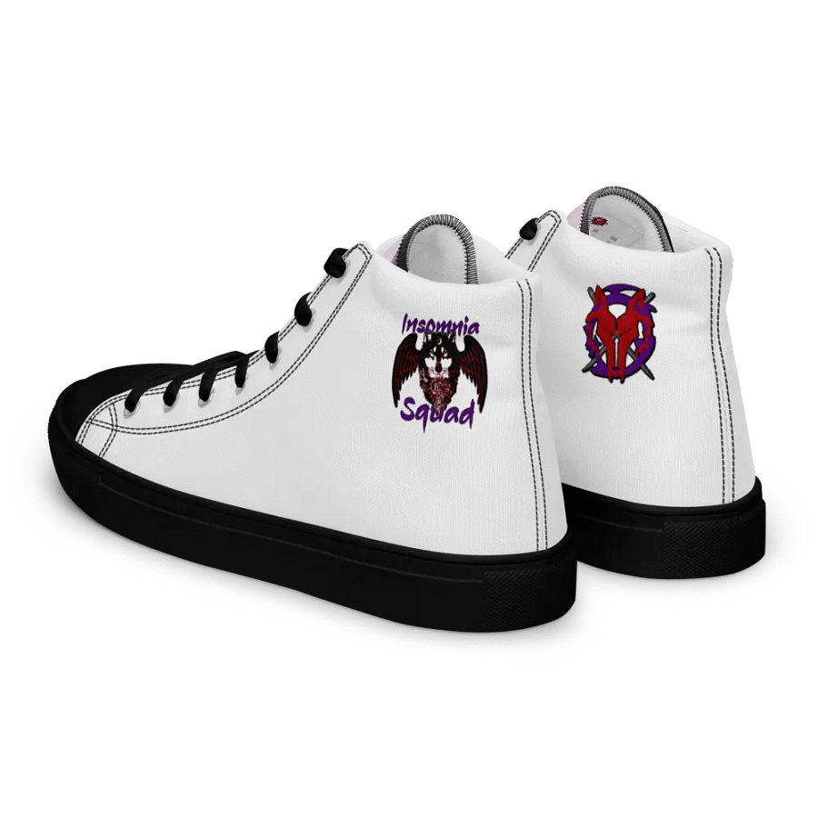 Women's White Insomnia Squad Canvas Hi-Tops product image (6)