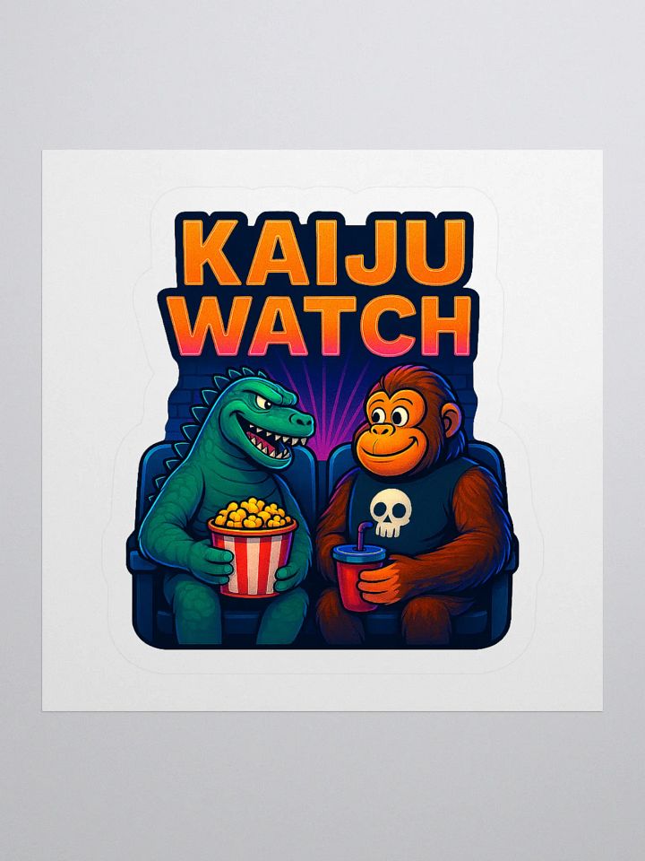 Friday Night Kaiju Watch Buddies Kiss Cut Stickers product image (1)