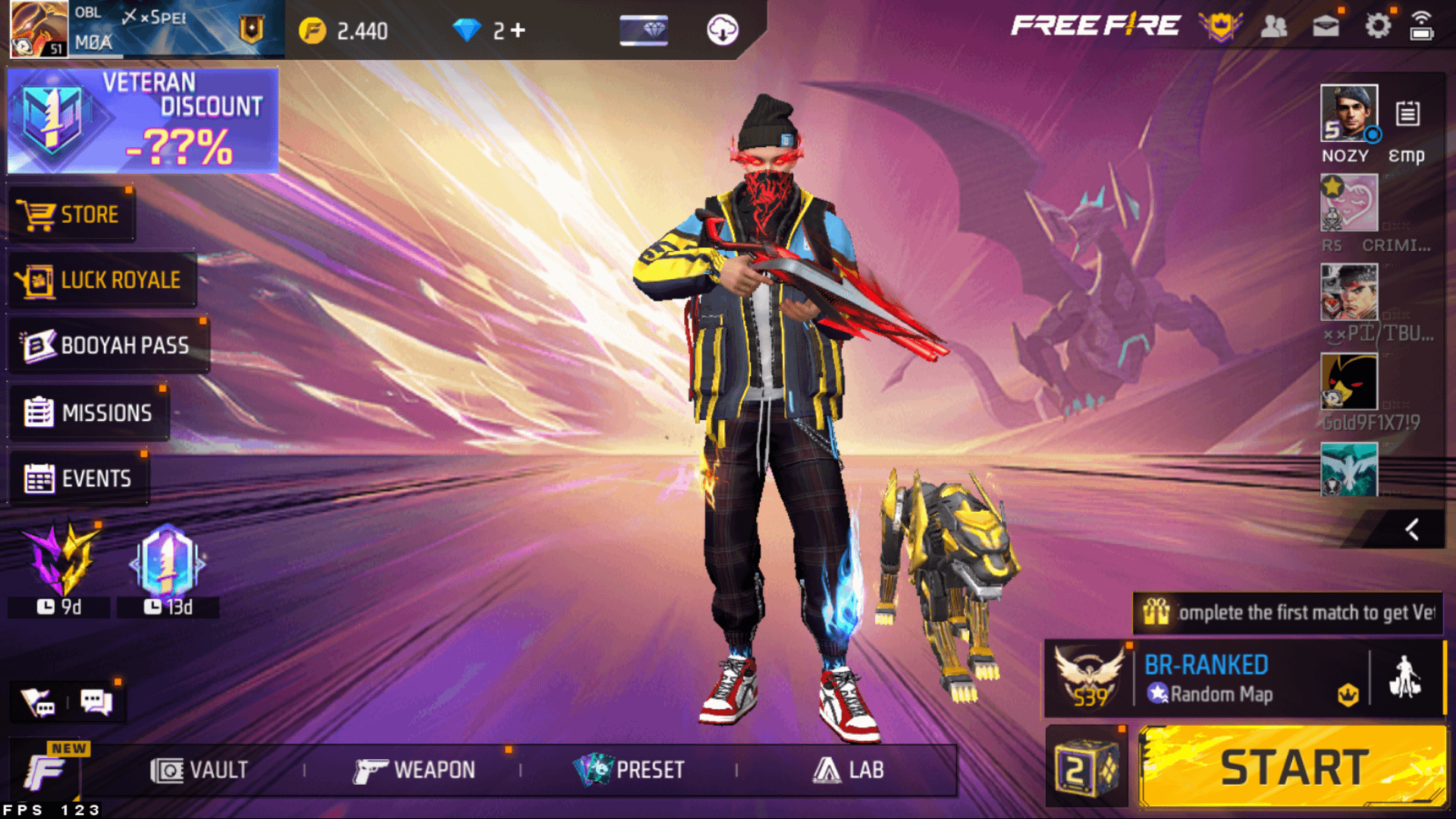MENA SERVER FF BOT ACCOUNT product image (1)