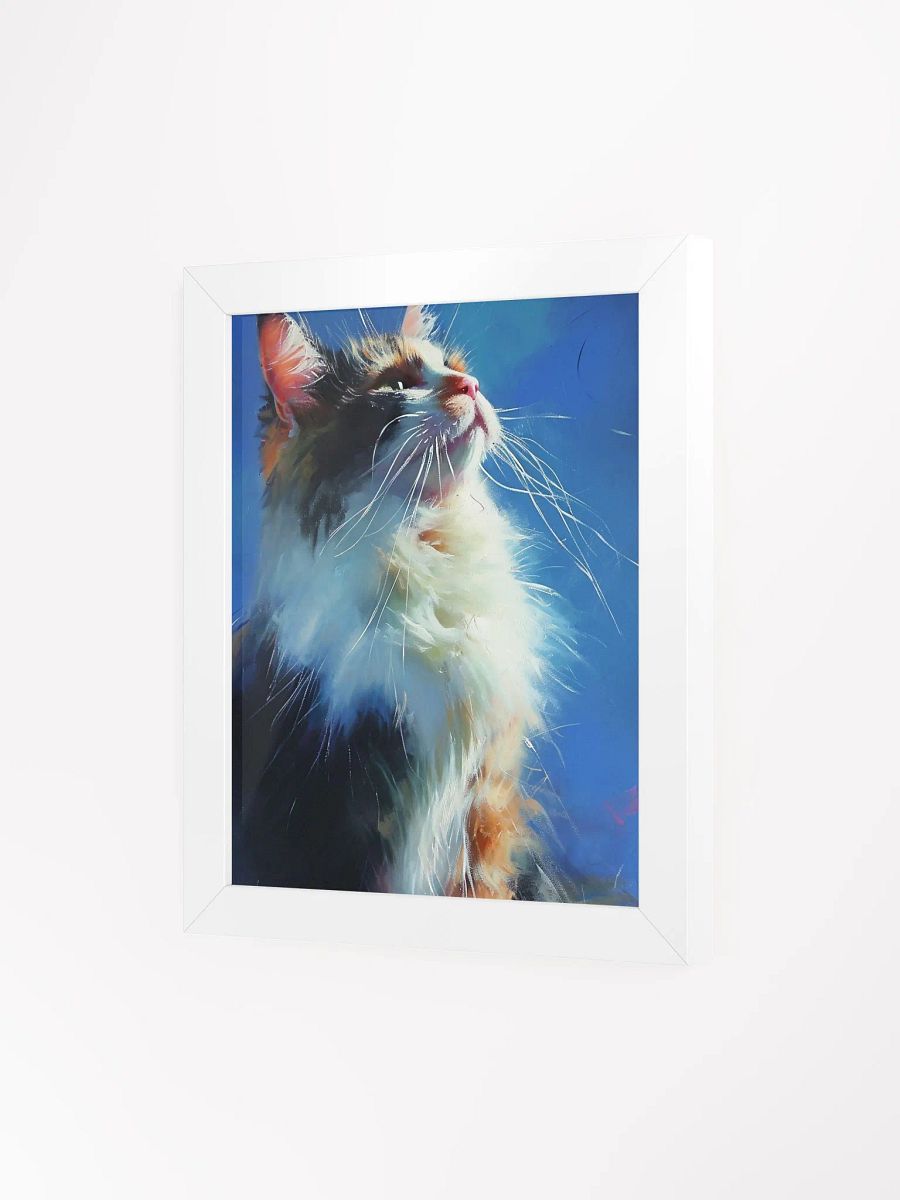 Curious Cat Framed Matte Poster product image (3)