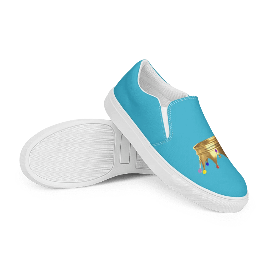 Queendom Beautiful Women Crown Canvas Shoes /Turquoise(TM) product image (8)