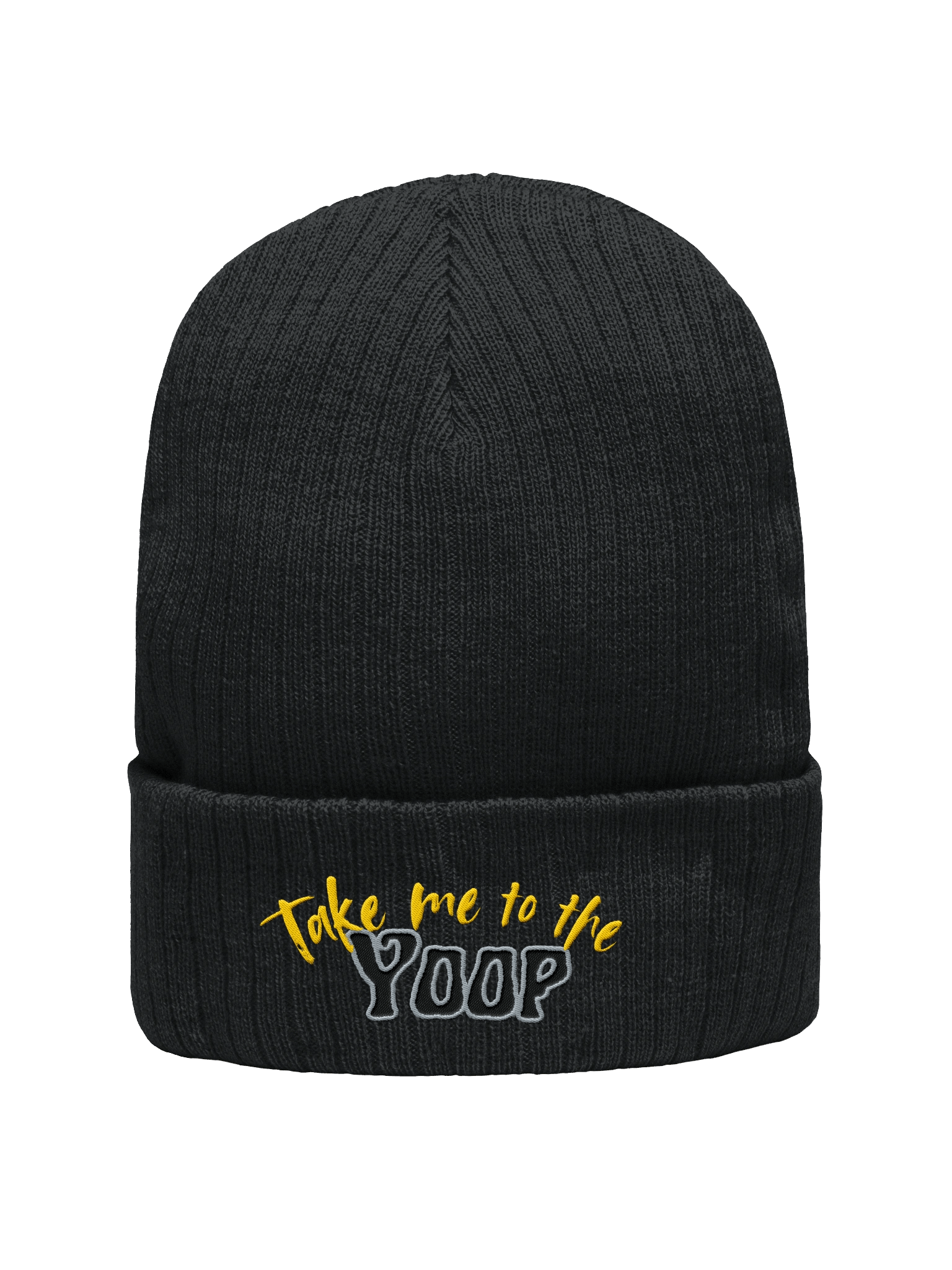 Take me to the yoop ribbed beanie product image (1)