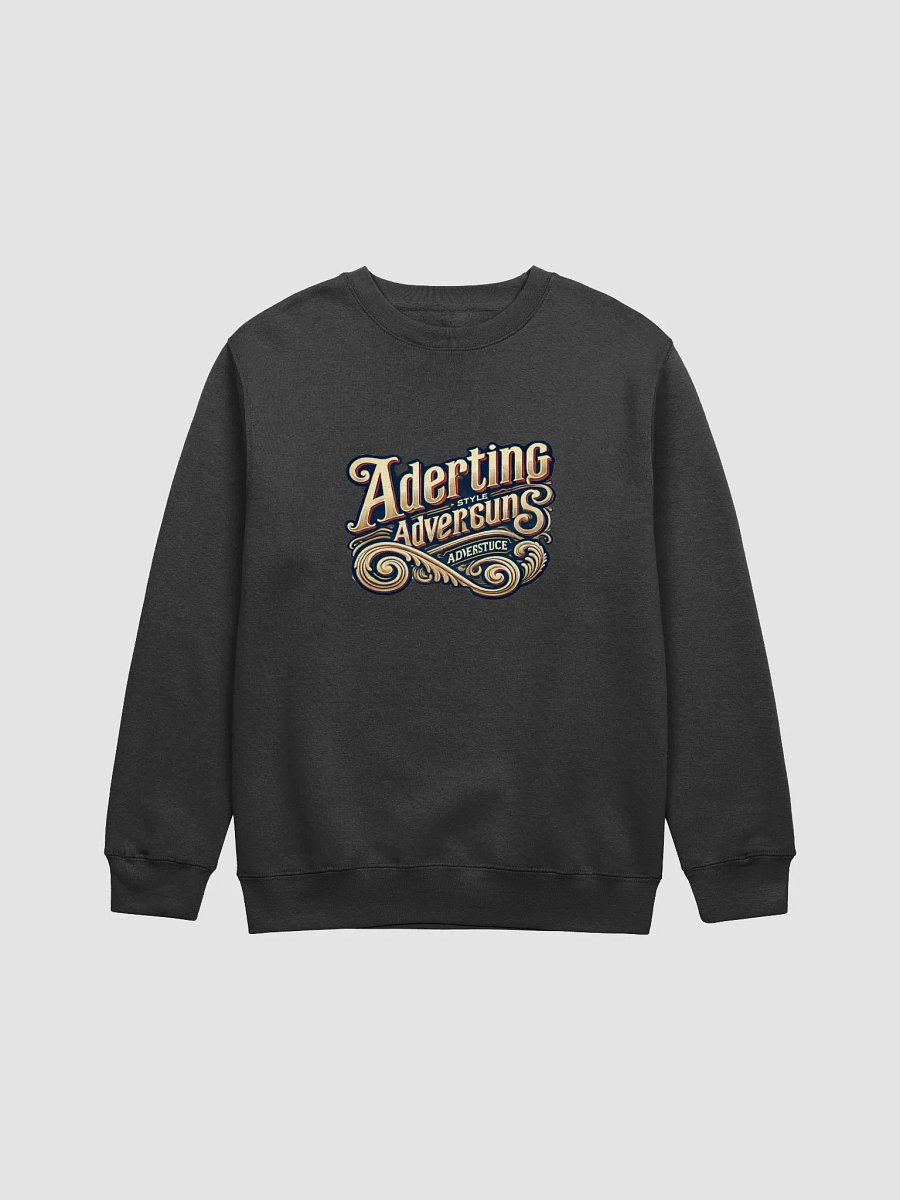 Vintage Ornate Lettering Crewneck Sweatshirt product image (2)