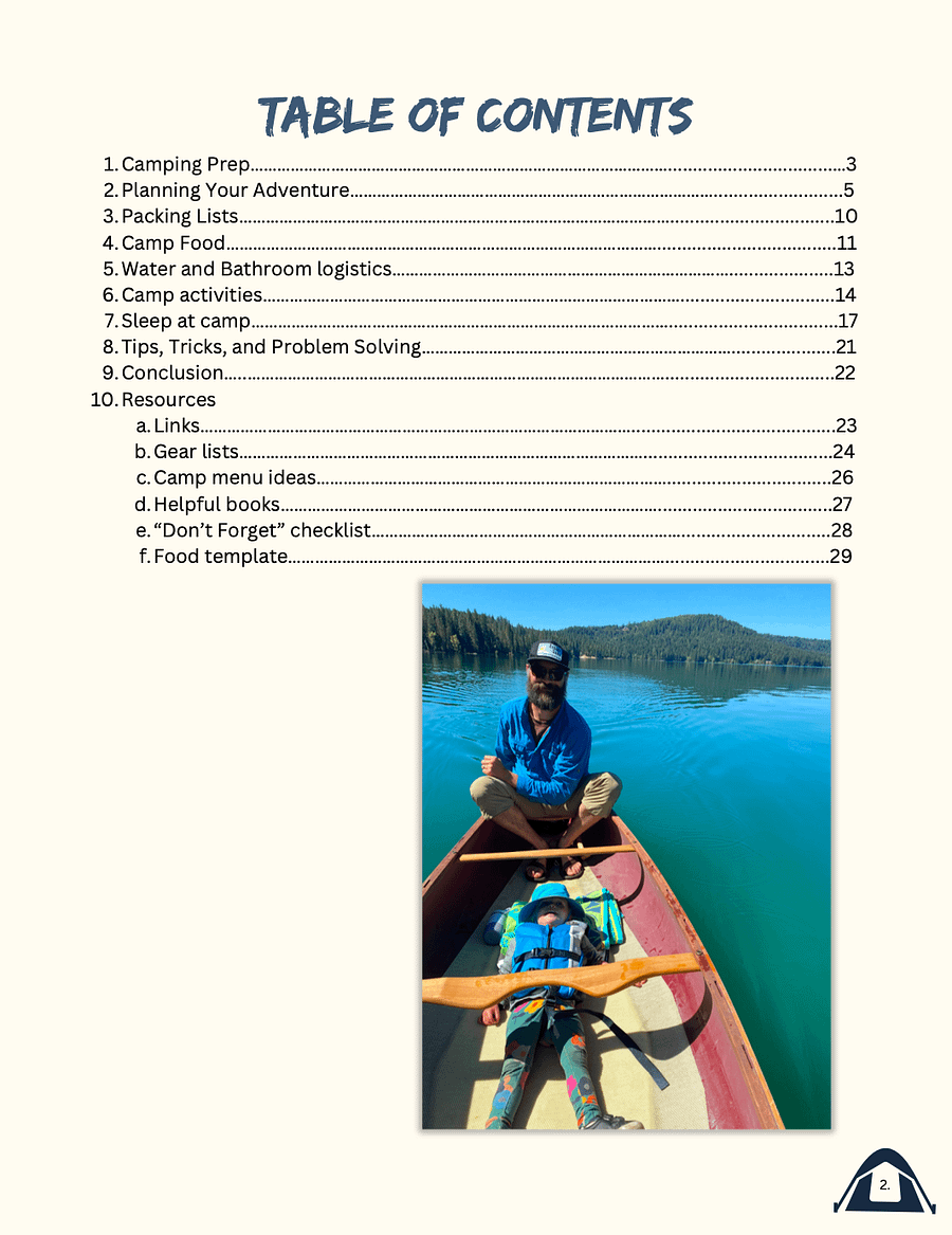 Camping with Kids Guide product image (2)