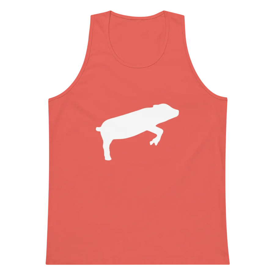 Leaping Pig LIGHT (Cotton Heritage Men's Premium Tank Top) product image (4)