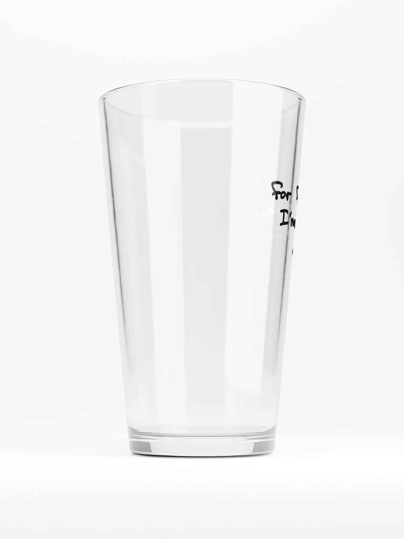 FFS, I'm autistic. pint glass product image (2)