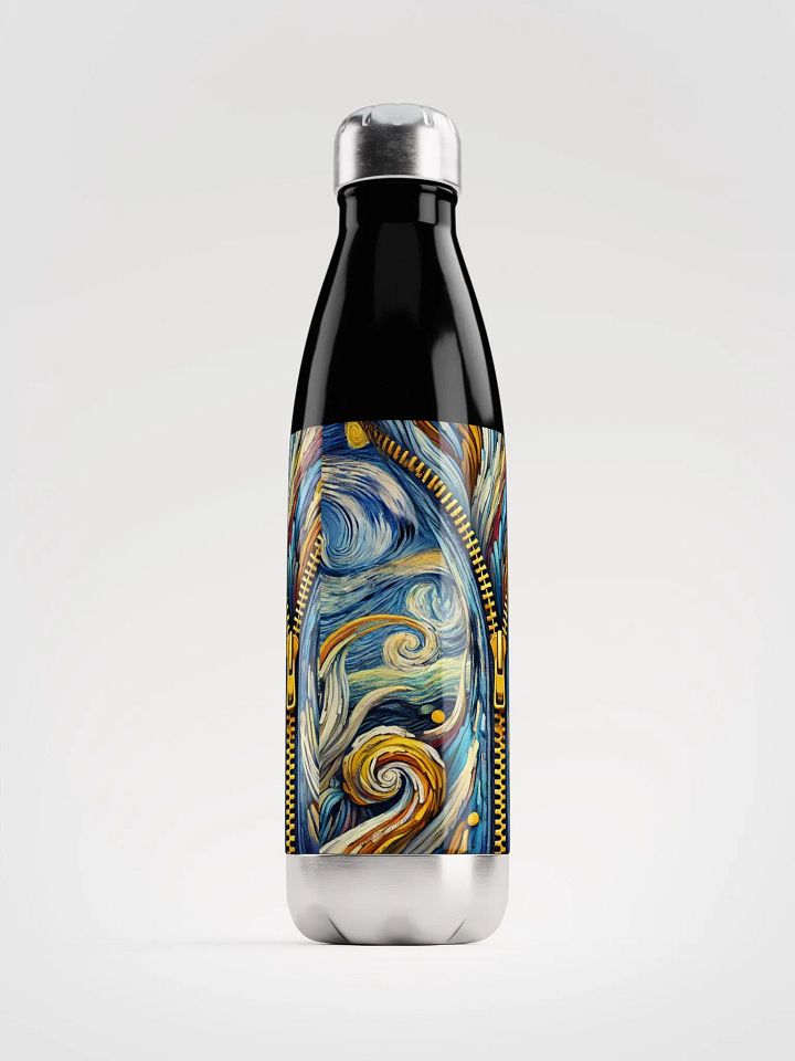 💧 Rolling Stones – Sticky Fingers Van Gogh-Inspired Stainless Steel Water Bottle product image (2)