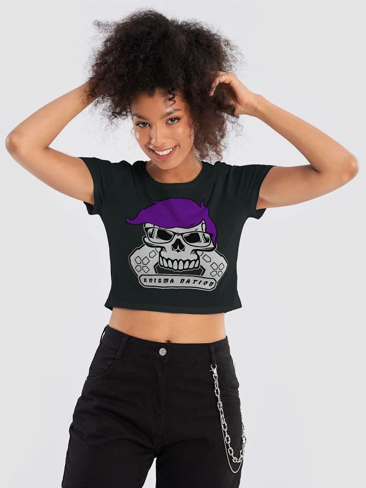 Enigma Nation Bella+Canvas Women's Crop Tee (PRINTED) product image (1)