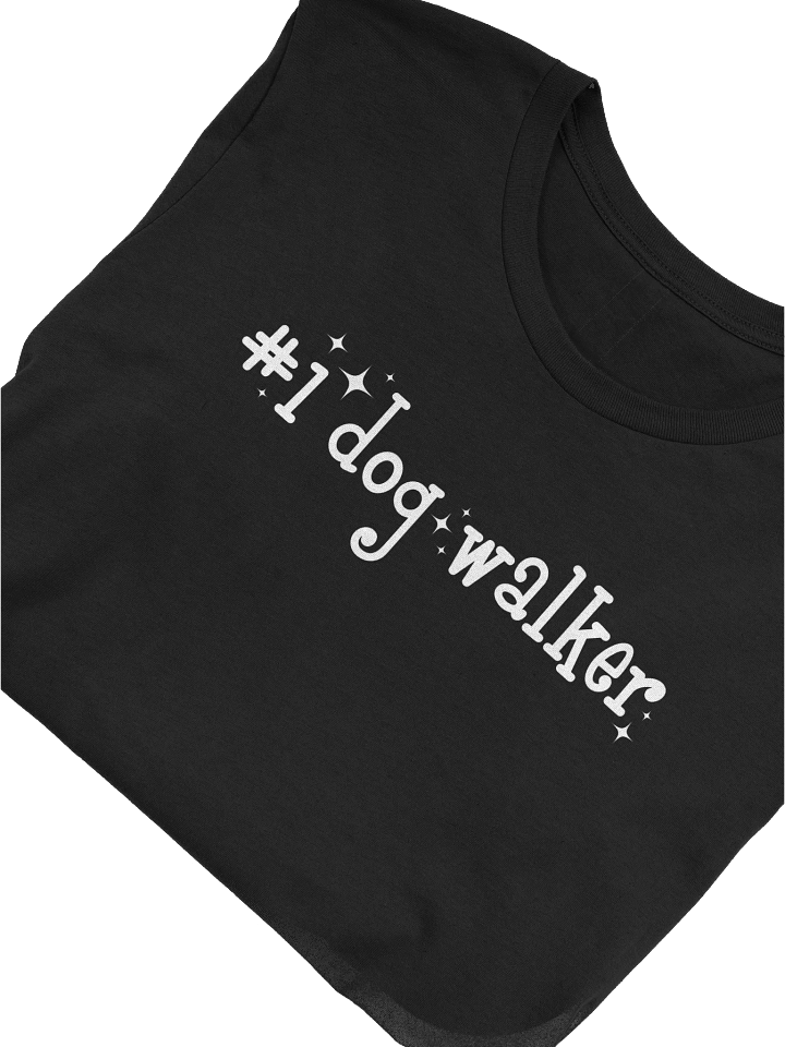 #1 Dog Walker T-Shirt Gift For Dog Walkers product image (1)