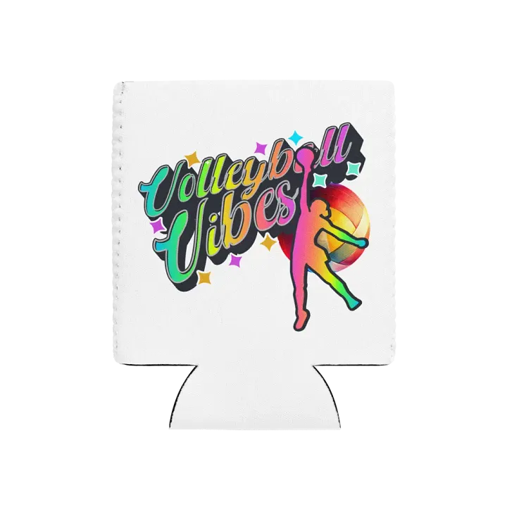 Volleyball Vibes Female Can Cooler product image (1)