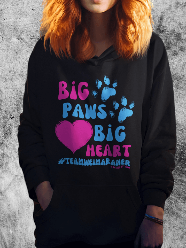 Big Paws, Big Heart - Lane Seven Premium Pullover Hoodie product image (1)