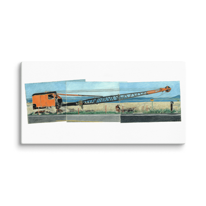 Dredge, Goose Lake on Canvas with No Fill (24" x 48") product image (1)