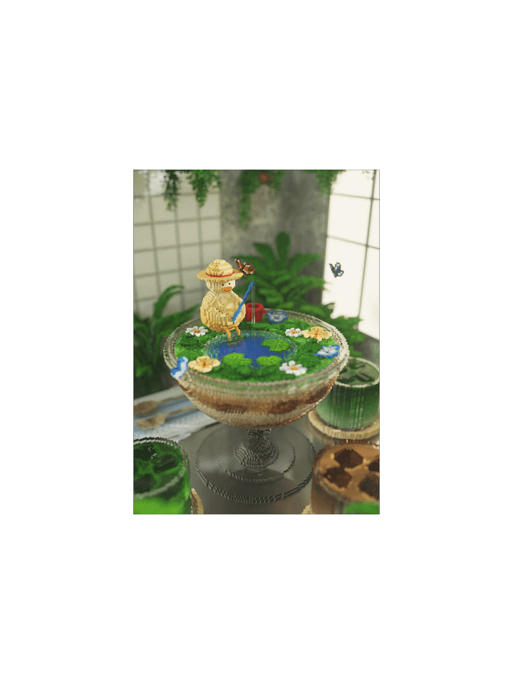 Tiny fishing 🌙 art print product image (2)