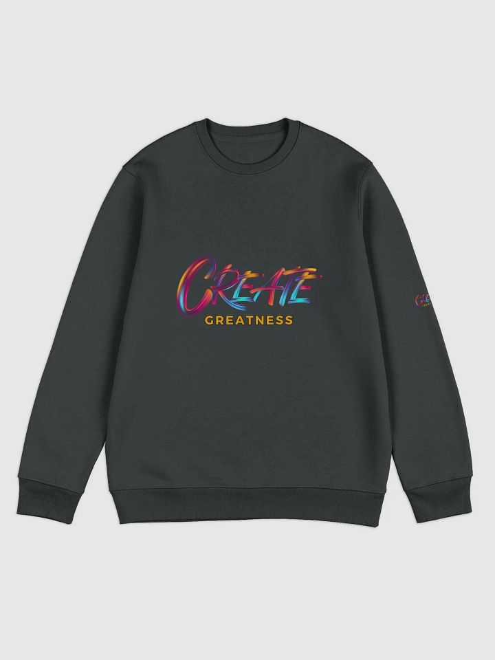 Create Greatness Unisex Eco Sweatshirt product image (3)