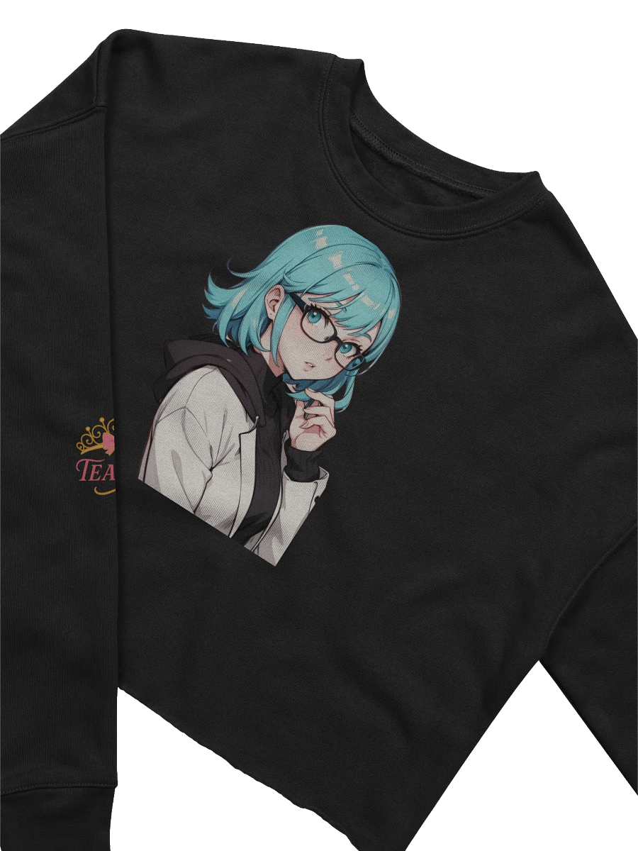 (Aqua WAIFU) K Crop Sweatshirt product image (3)