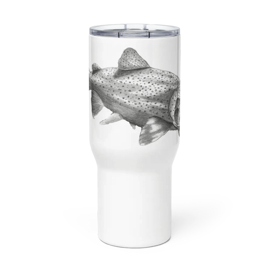 Trout Drawing Travel Cup product image (2)