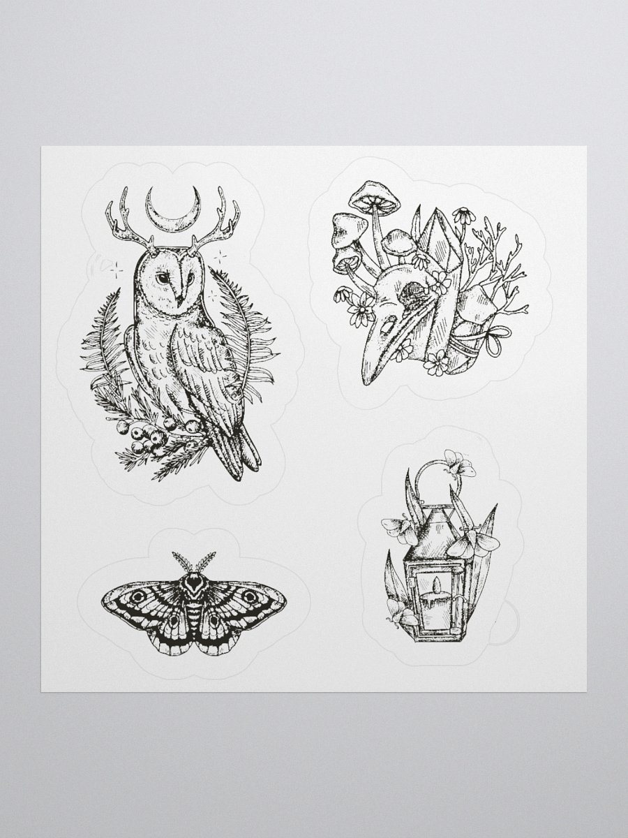 “Forest Familiar” – Sticker Sheet product image (1)