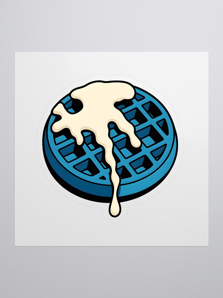 BLUE WAFFLE STICKER product image (1)