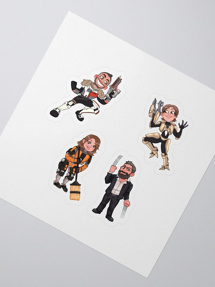 Sticker Toons - Destiny and Logan Wolverine product image (2)