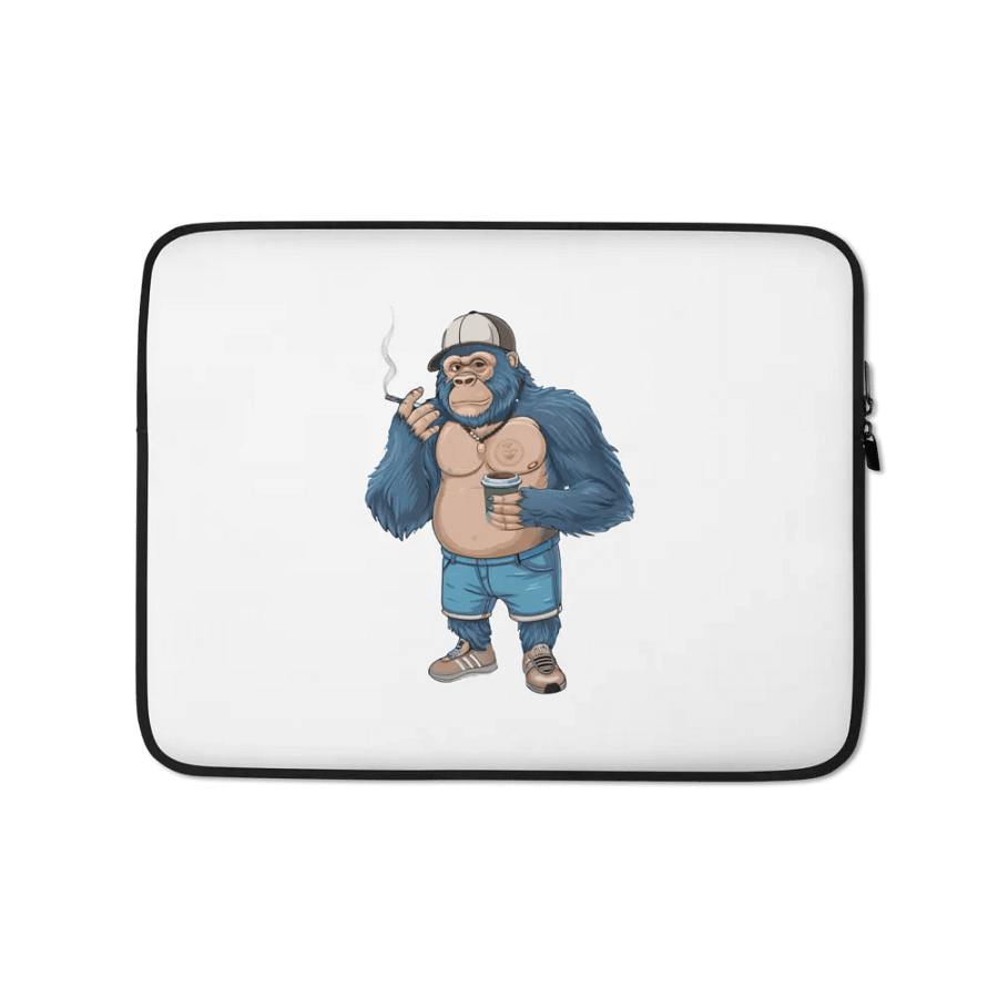 Blue Gorilla Laptop Sleeve product image (1)