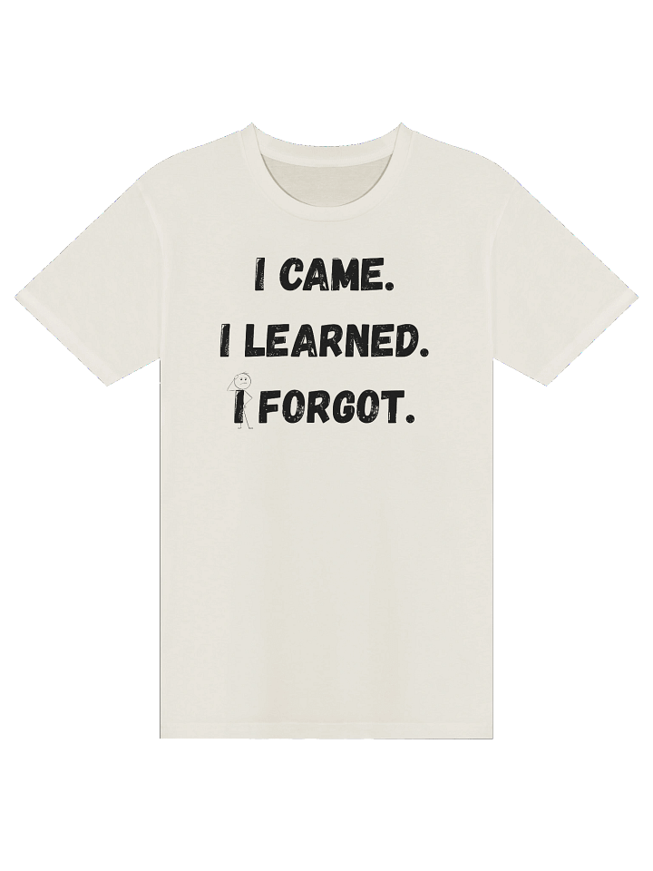 I came. I learned. I forgot - Unisex Tee product image (1)