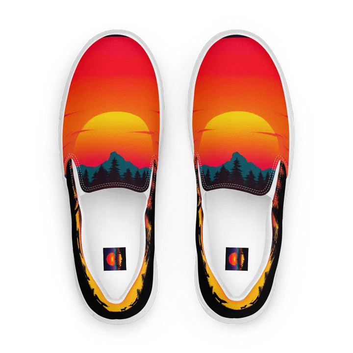 Sunset Mountain Dreams Women's Slip-On Shoes product image (1)