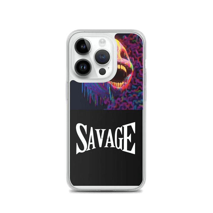 Psychedelic Melting Face iPhone® Case product image (3)