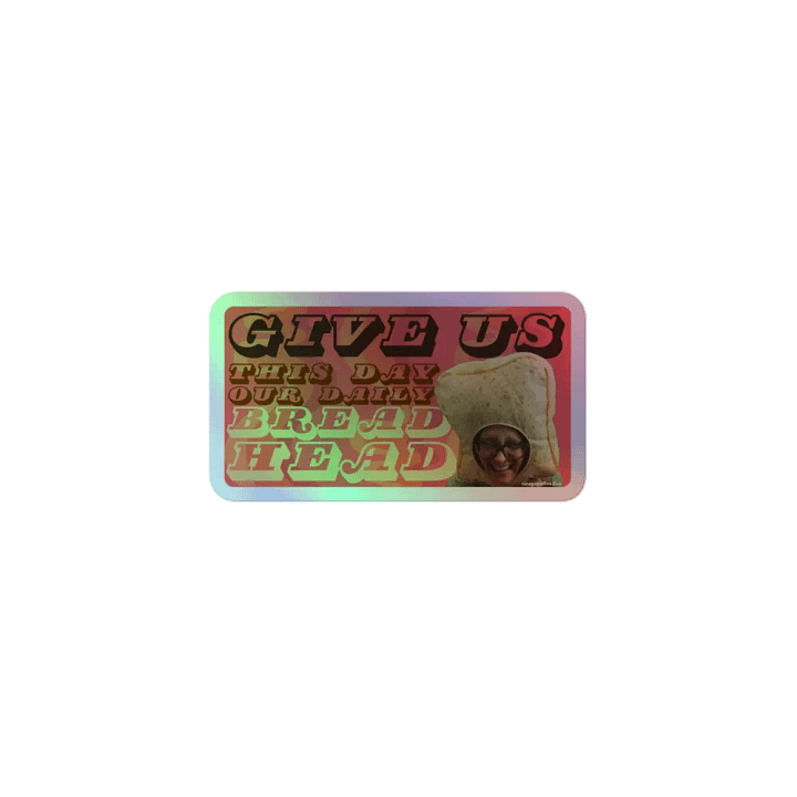 Holo Bread Head Sticker product image (1)
