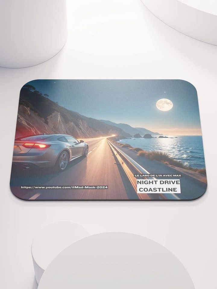 Classic Mouse Pad : Night Drive Coastline product image (1)