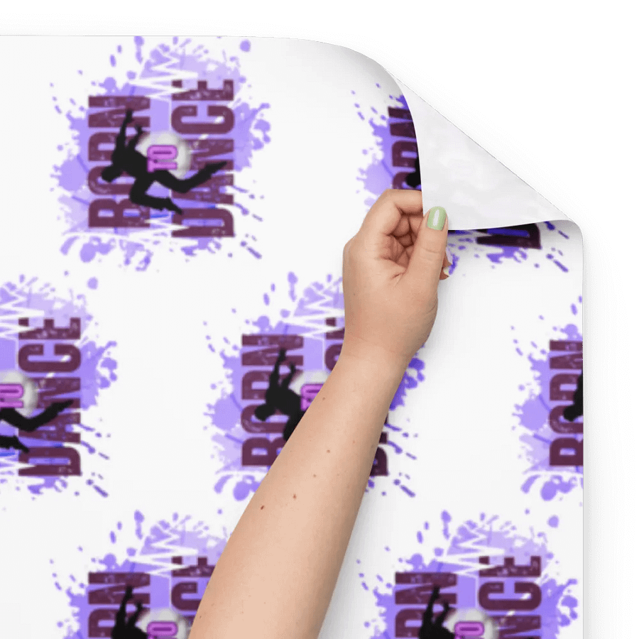 Born To Dance His Silhouette Wrapping Paper Set product image (9)