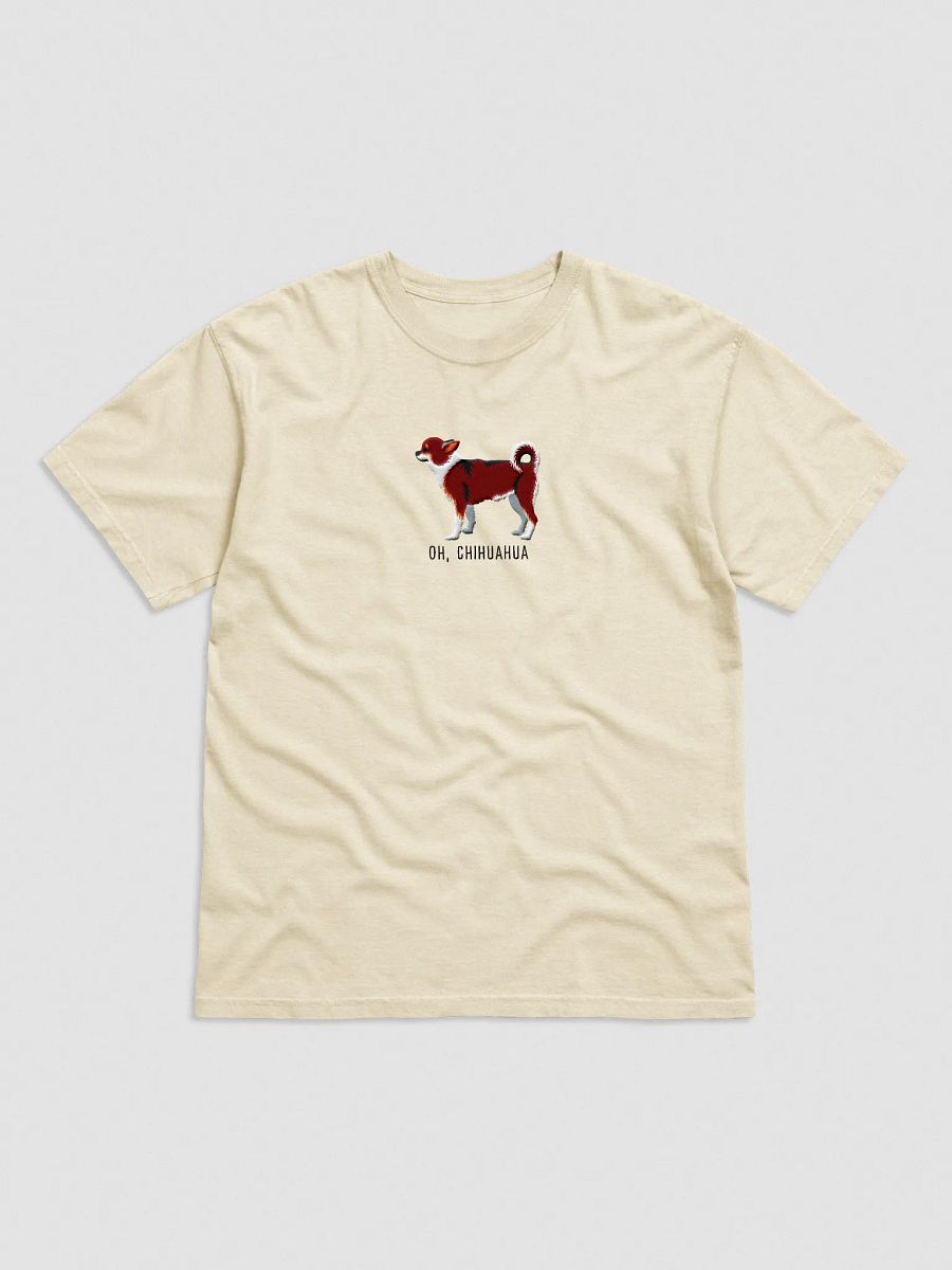 Oh, Chihuahua T-Shirt(Embroidered) of a Chihuahua(Red Tricolor) product image (33)