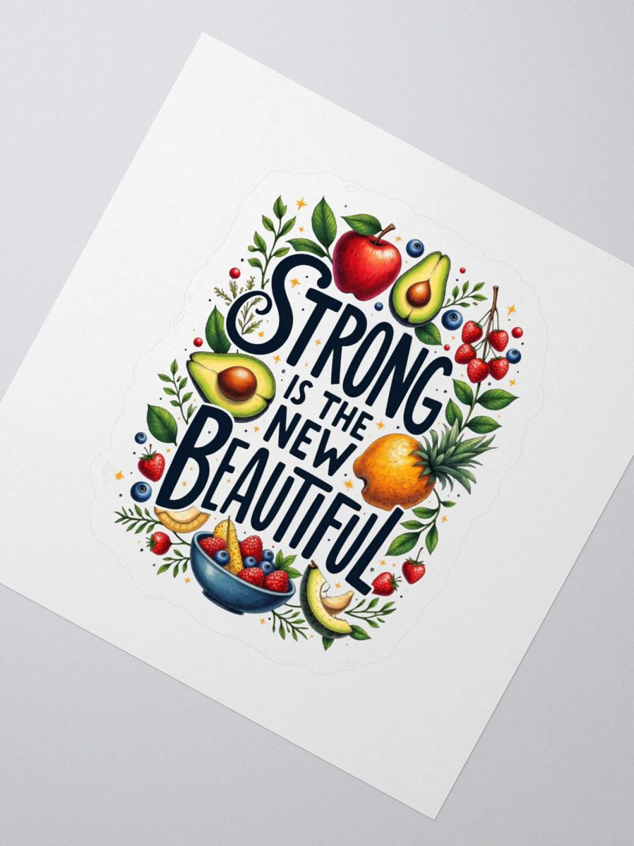 Strong is the New Beautiful Kiss Cut Stickers product image (5)