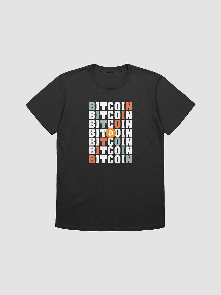 Bitcoin Letter Art Unisex T-Shirt product image (3)