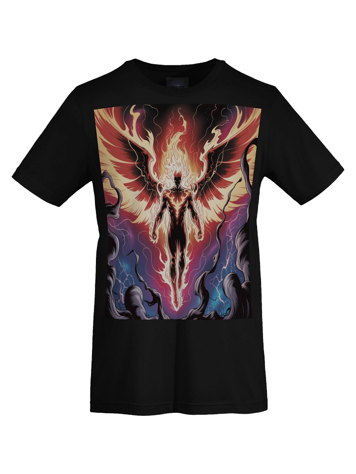 Dark Phoenix Void Rebirth Supersoft T-Shirt – Flame Wing Fury product image (1)