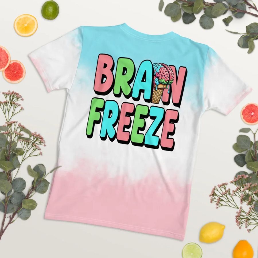 Brain Freeze Women's Crew Neck T-Shirt product image (12)
