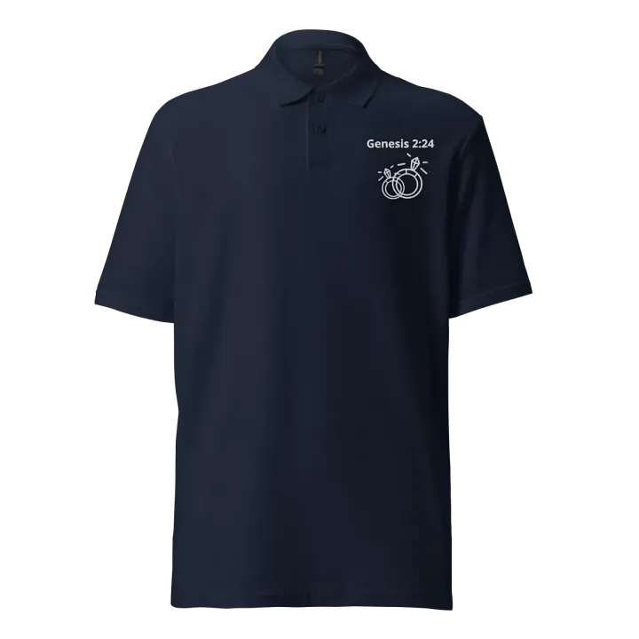 Genesis 2:24 Unisex Faith Polo Shirt product image (1)
