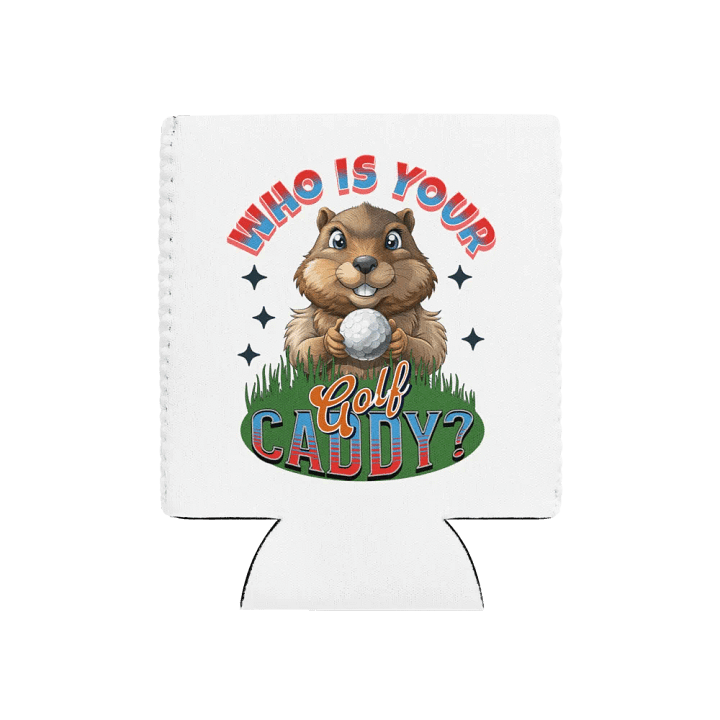 Who Is Your Golf Caddy? Groundhog Can Cooler product image (1)