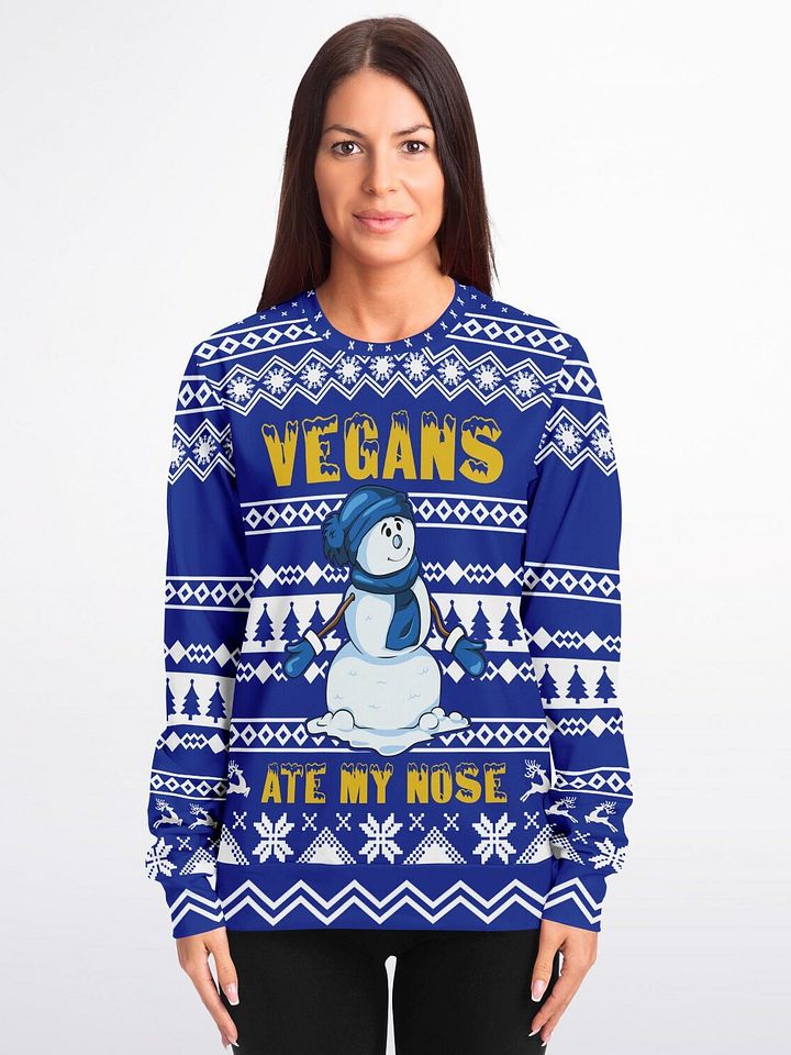 Funny Vegan Christmas Sweatshirt - 