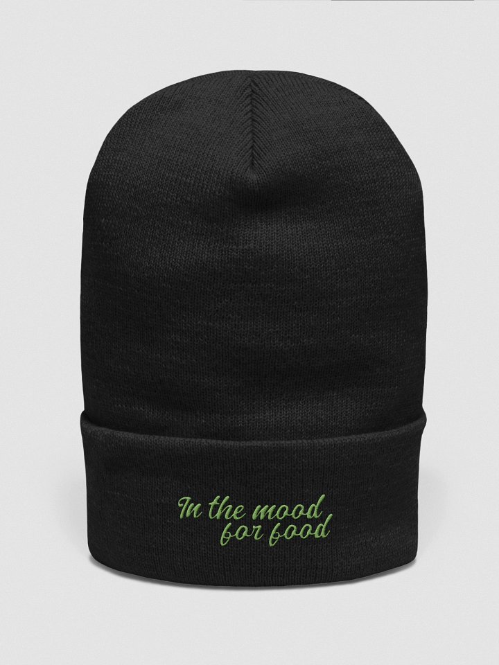 In The Mood For Food – Cuffed Beanie – Olive product image (2)