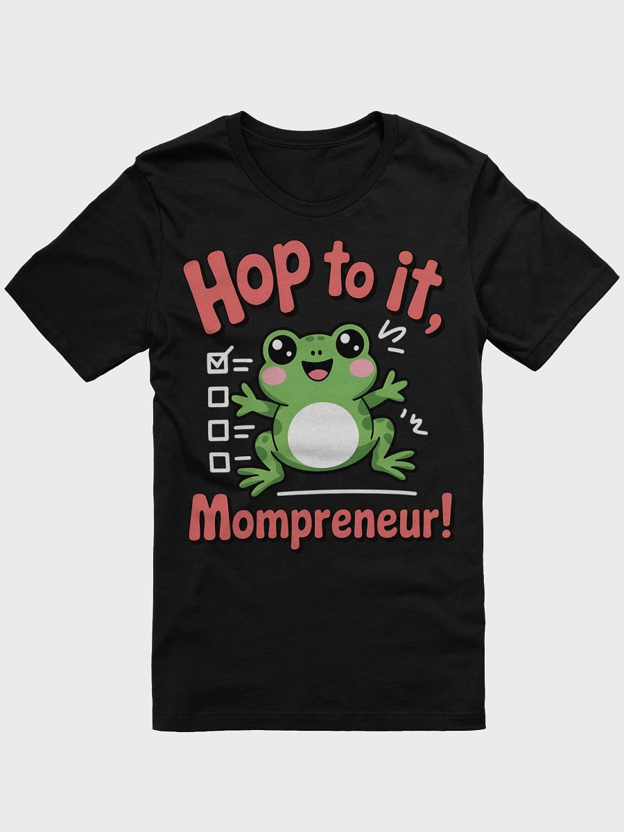Cheerful Mompreneur Frog T-Shirt product image (7)