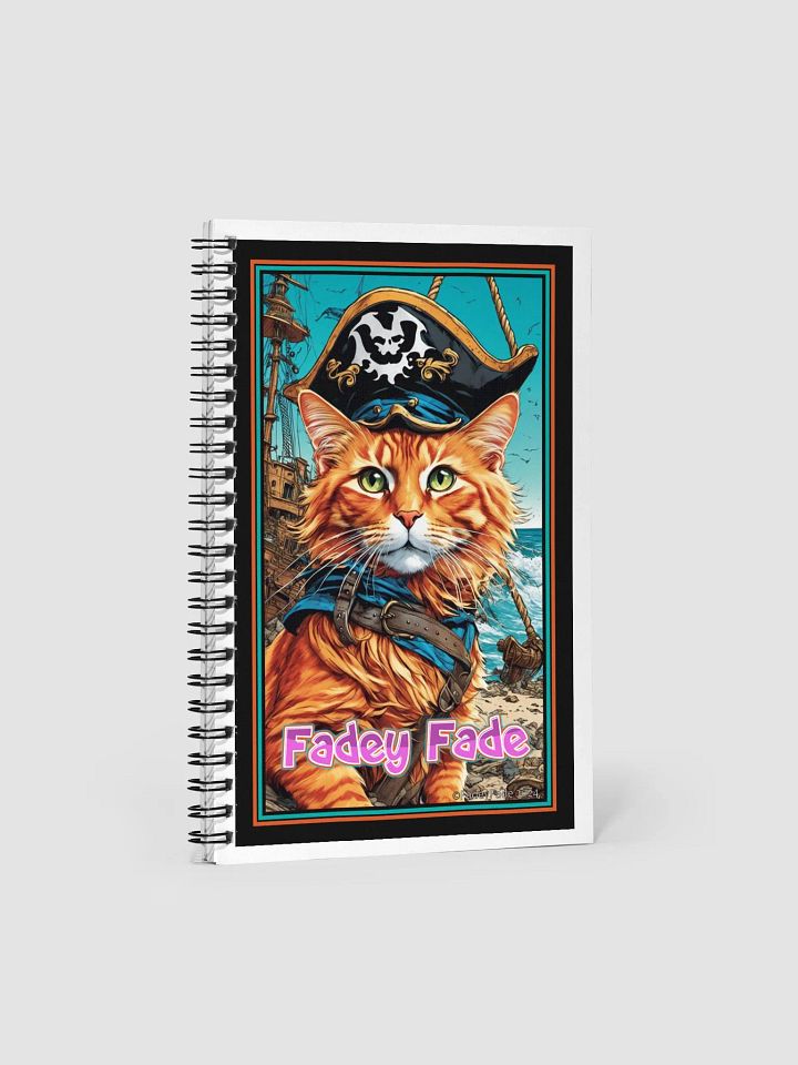 Pirate Cat Notebook 2 designs product image (1)