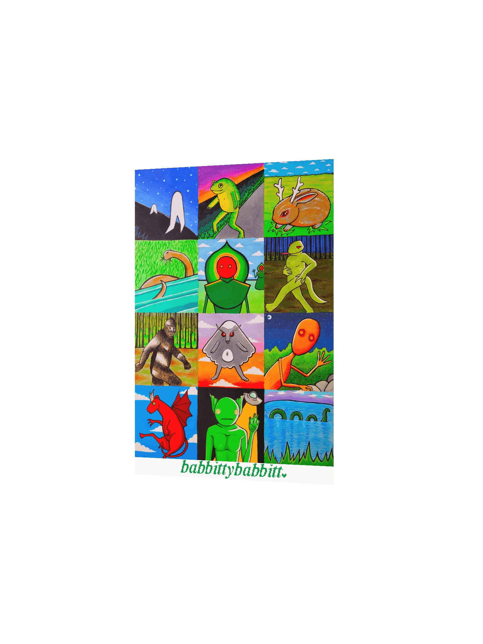 Cryptids poster print product image (2)