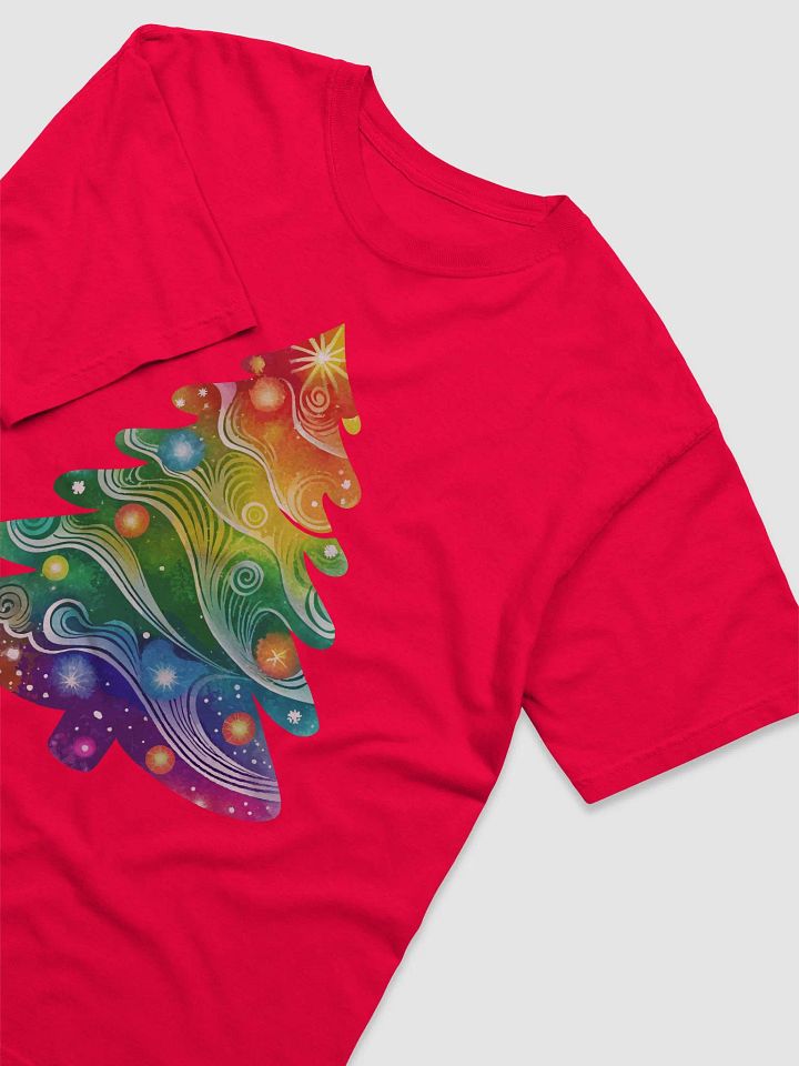 Rainbow Swirl Christmas Tree T-Shirt product image (1)