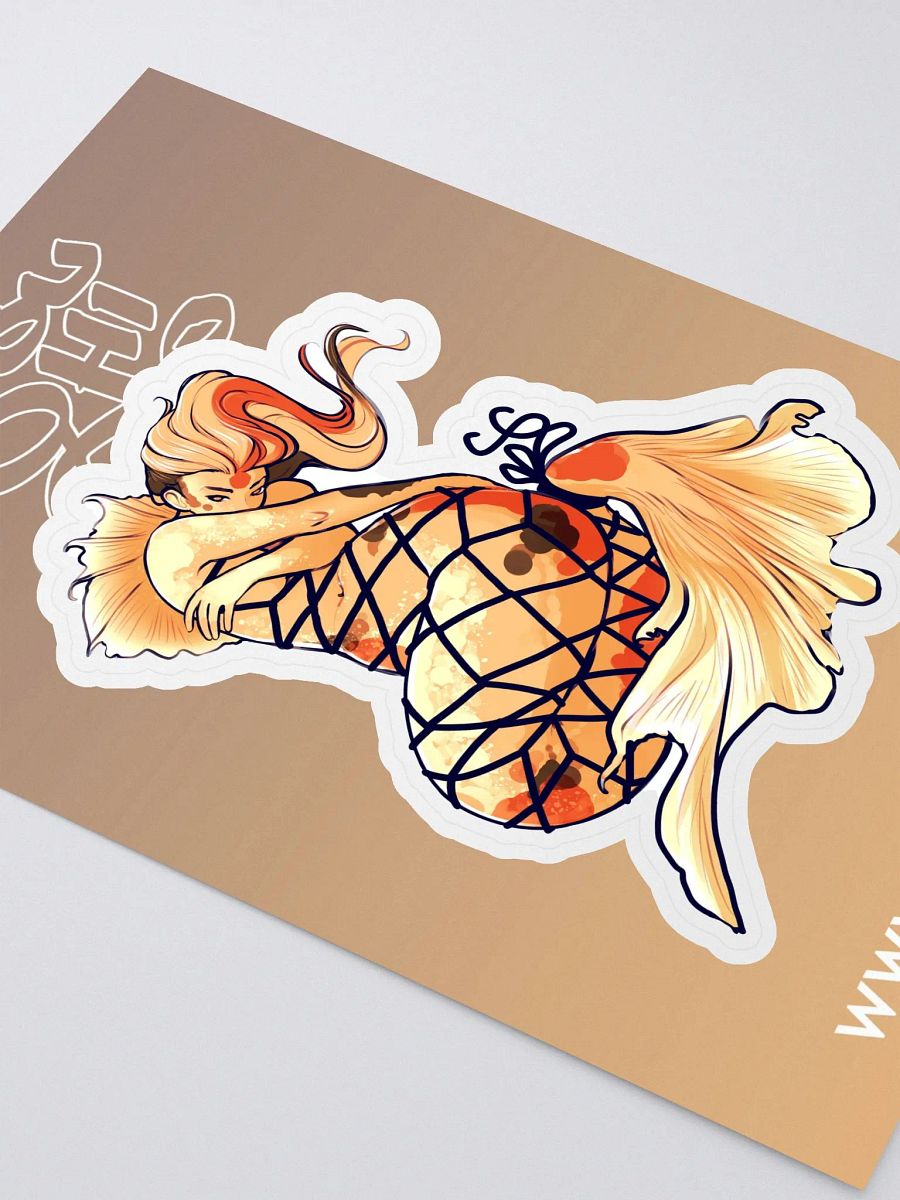 Shibari Koi Pinup Sticker product image (2)